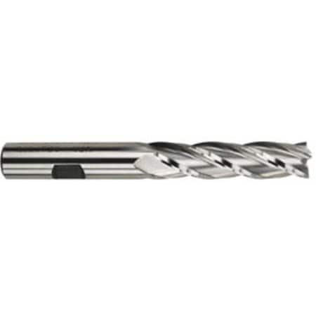 End Mill, Center Cutting Long Length Single End, Series 4551, 14 Cutter Dia, 3116 Overall Leng